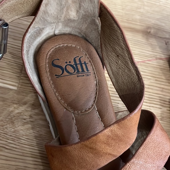 Sofft Mirabelle Brown leather sandal - Picture 3 of 4
